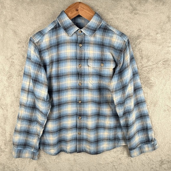 Patagonia Other - Patagonia Conversion Fjord Flannel Shirt Mens M Blue Cotton Outdoors Casual